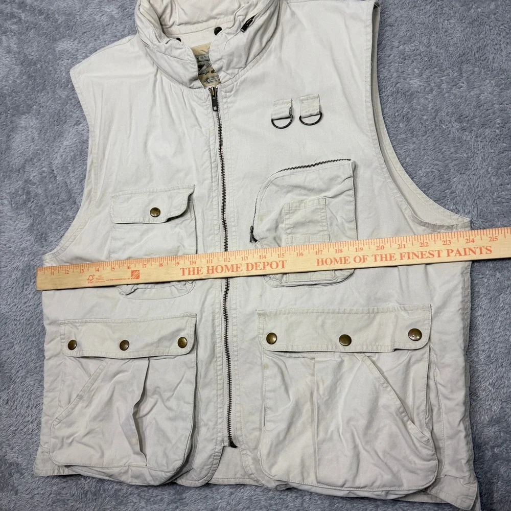 Vintage Banana Republic Safari Vest Medium M Multi Pocket Travel Photography